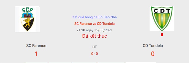 Trực tiếp SC Farense vs Tondela, 21h30 ngày 15/5 - Ảnh 2