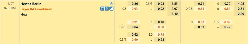Nhận định, soi kèo Hertha Berlin vs Leverkusen, 21h30 ngày 7/11 - Ảnh 1