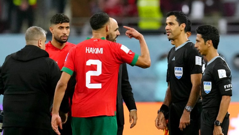 Hakimi trút giận lên chủ tịch FIFA sau trận thua Croatia - Ảnh 2