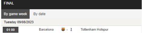 Nhận định, soi kèo Barcelona vs Tottenham, 1h00 ngày 9/8 - Ảnh 1