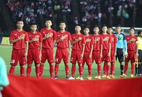Bảng xếp hạng U17 Việt Nam tại Giải bóng đá quốc tế U17 Jenesys 2018