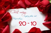 Những lời chúc 20/10 hay và ý nghĩa nhất tặng mẹ, vợ và người yêu