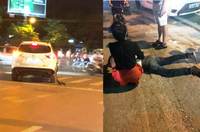 Toàn cảnh vụ lái xe Mazda CX5 rút súng bắn, chèn xe lên người nạn nhân sau va chạm giao thông