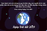 Ngày Trái đất 2019 Earth day có ý nghĩa gì, phân biệt ra sao với giờ Trái đất 2019?