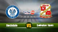 ​Soi kèo, nhận định Rochdale vs Swindon Town 01h00 ngày 14/4-  Hạng nhì Anh