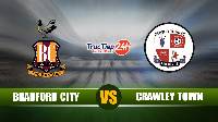 Soi kèo, nhận định Bradford City vs Crawley Town 01h00 ngày 14/4 - Hạng 4 Anh