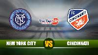 Soi kèo nhận định New York City vs Cincinnati, 00h00 ngày 25/04 - Nhà nghề Mỹ