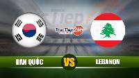 Soi kèo, nhận định Hàn Quốc vs Lebanon, 13h00 ngày 13/06