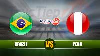 Diễn biến tỷ lệ kèo bóng đá Brazil vs Peru, 6h00 ngày 6/7