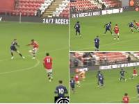 VIDEO : Siêu phẩm solo đẳng cấp của Amad Diallo, biến rừng hậu vệ Leeds thành trò hề