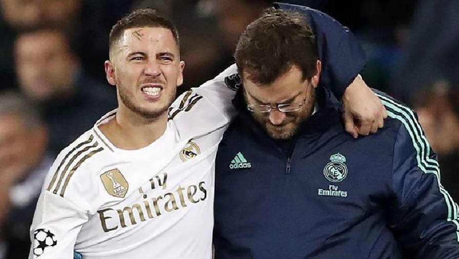 Hazard chấn thương nặng, không thể đá lượt về Champions League