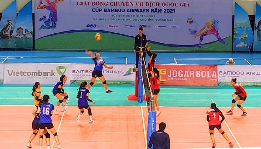 Trực tiếp Bóng chuyền VĐQG 2021 bảng A: Than Quảng Ninh vs Hải Tiến Thanh Hóa