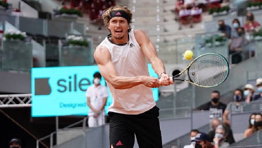 Kết quả tennis hôm nay 9/5: Alexander Zverev vào chung kết Madrid Open